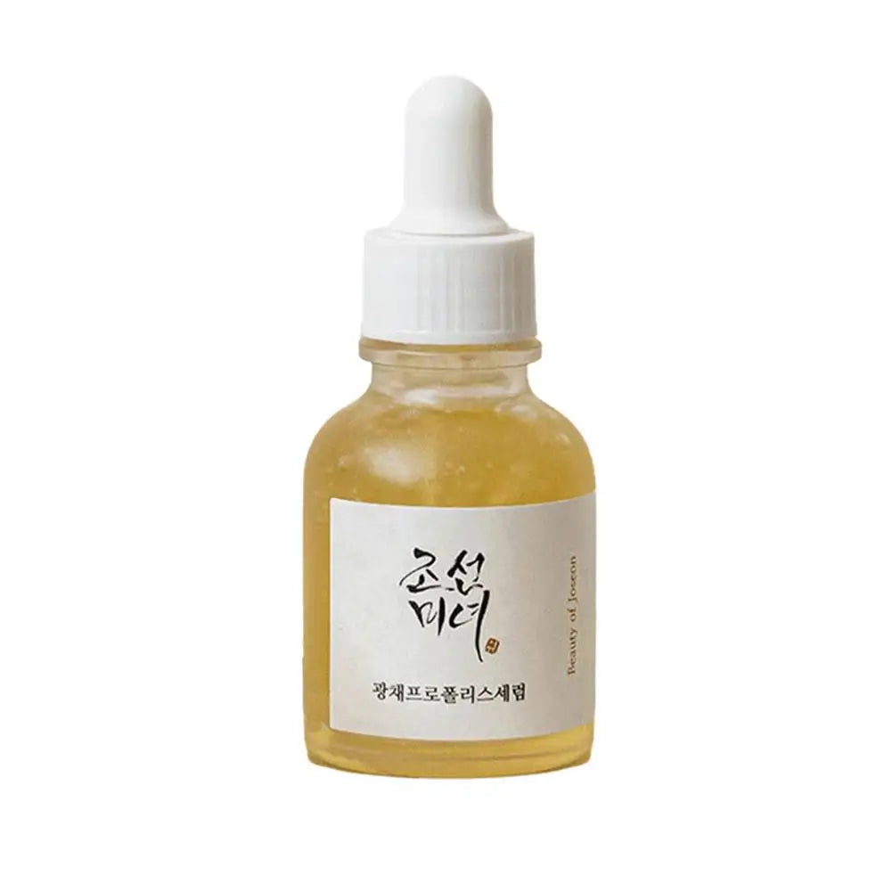 Huile Essentielle Apaisante au Ginseng, Propolis, Niacinamide, Thé Vert et Panthénol – Hydratation & Protection avec Écran Solaire au Riz Coréen et Sérum Probiotique