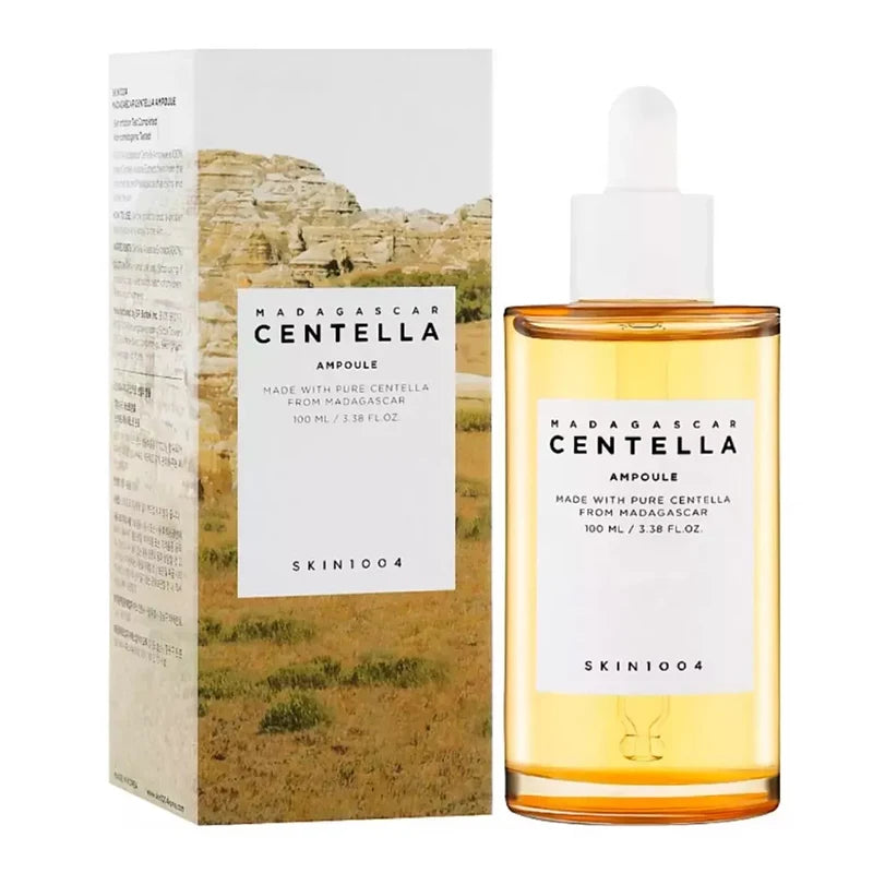 Sérum visage Skin1004 à la Centella Asiatica de Madagascar – Hydratation intense, réduction des points noirs, soin apaisant et purifiant. Un essentiel coréen pour une peau saine et lumineuse.