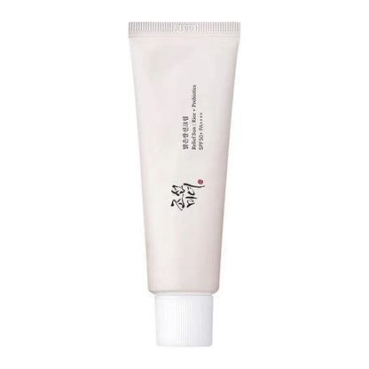 Crème Solaire Coréenne au Riz & Probiotiques – SPF 50+ | Hydratation, Protection & Éclat