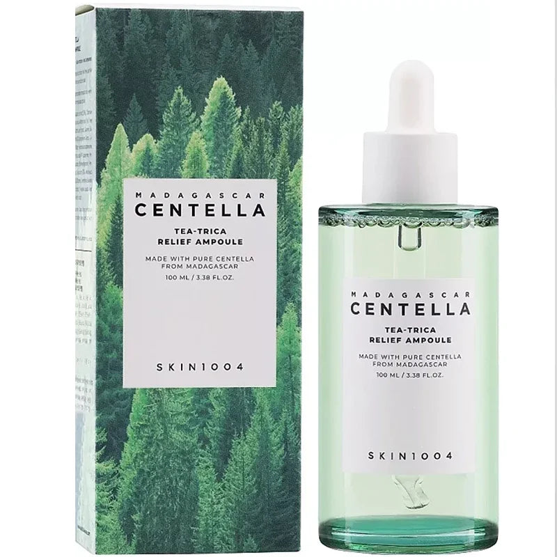 Sérum visage Skin1004 à la Centella Asiatica de Madagascar – Hydratation intense, réduction des points noirs, soin apaisant et purifiant. Un essentiel coréen pour une peau saine et lumineuse.