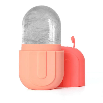 Rouleau Visage Glacé en Silicone – Massage Liftant & Décongestionnant pour un Teint Frais