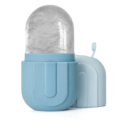Rouleau Visage Glacé en Silicone – Massage Liftant & Décongestionnant pour un Teint Frais