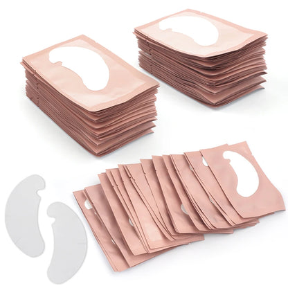 Patchs Hydrogel Yeux (50 Paires) – Confort & Fraîcheur pour Extensions de Cils et Soins Beauté