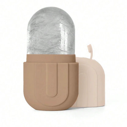 Rouleau Visage Glacé en Silicone – Massage Liftant & Décongestionnant pour un Teint Frais